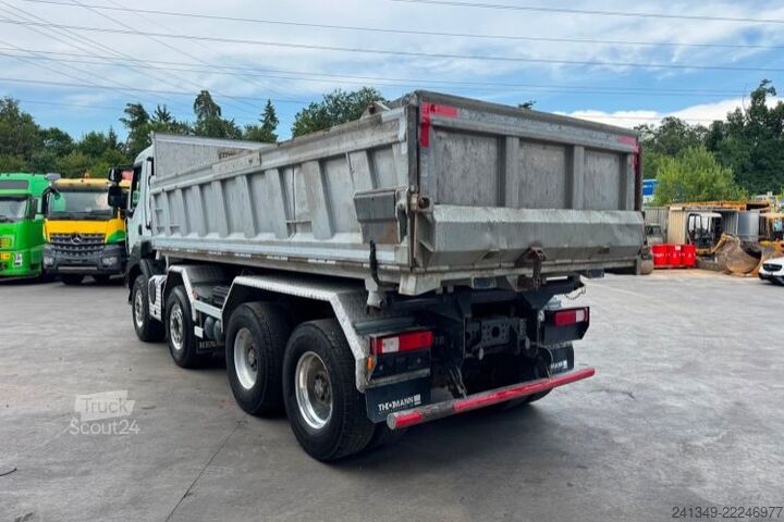 Camion benne RENAULT Kerax 520 8x4 Stahlkipper 2 Seiten