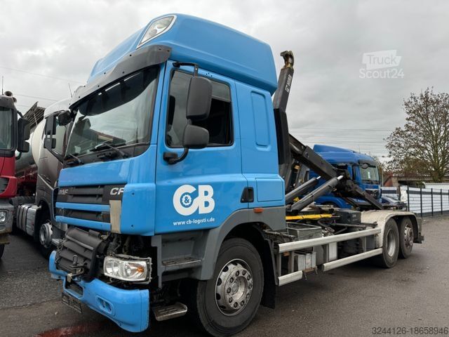 Abrollkipper DAF CF 460 SSC HIAB Abroller 6X2 Lenk/Lift/Unfall