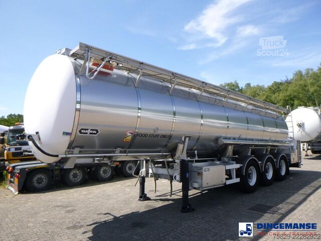резервоар Van Hool Food tank inox 28.5 m3 / 3 comp