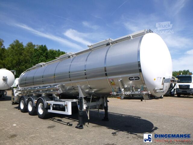 резервоар Van Hool Food tank inox 28.5 m3 / 3 comp