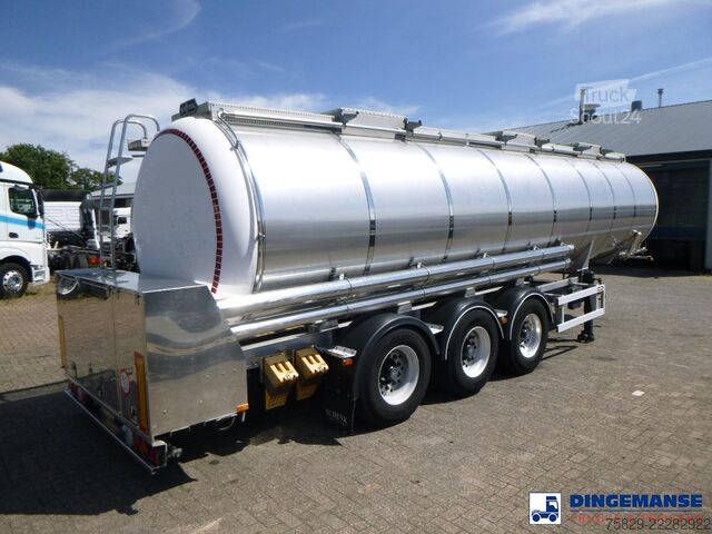 резервоар Van Hool Food tank inox 28.5 m3 / 3 comp