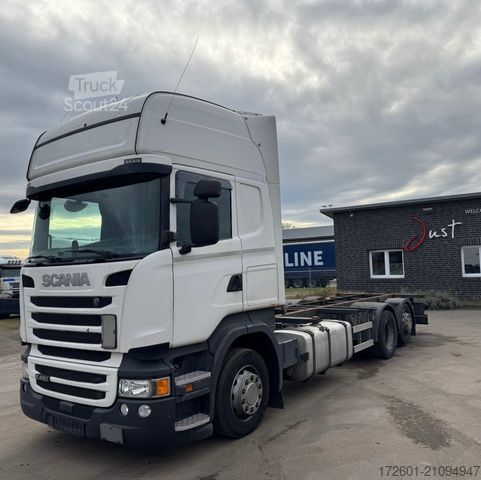 Lastbil med utbytbar kaross SCANIA R450 Topline / Euro 6 / Retarder