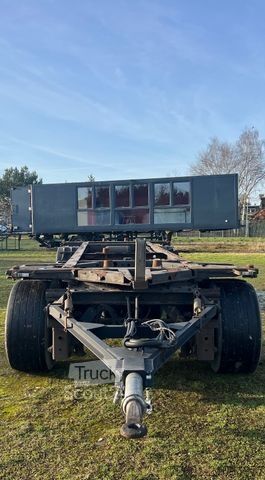 Напівпричіп зі змінним шасі KRONE AZ 18 / Lafette / BPW / 19,5 Zoll Maxi