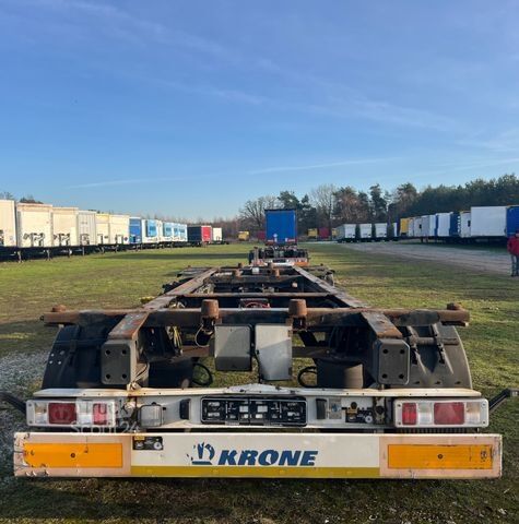 Напівпричіп зі змінним шасі KRONE AZ 18 / Lafette / BPW / 19,5 Zoll Maxi