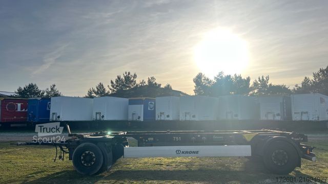 Напівпричіп зі змінним шасі KRONE AZ 18 / Lafette / BPW / 19,5 Zoll Maxi