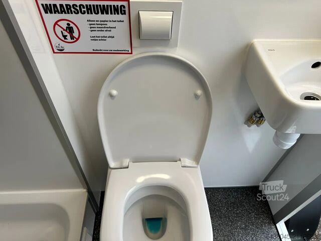Contenedor de baño EASYWAGON Dubbele mobiele badkamer ACTIEPRIJS