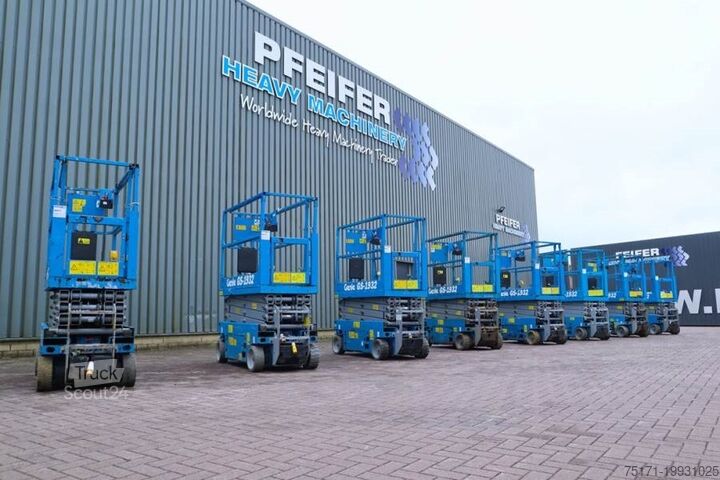 Scherenhebebühne Genie GS1932 Electric, Working Height 7.8 m, 227kg Capac