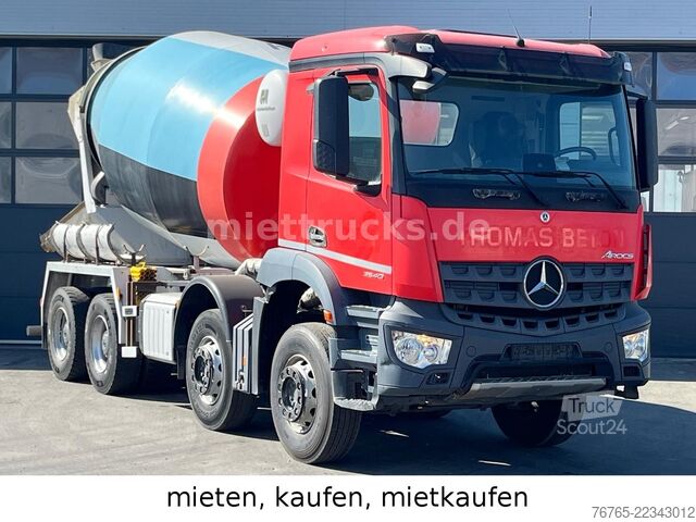 Betonmischer LKW MERCEDES-BENZ 3540B 8x4 Putzmeister 10cbm/big axle
