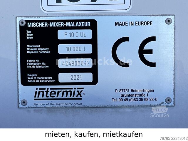 Betonmischer LKW MERCEDES-BENZ 3540B 8x4 Putzmeister 10cbm/big axle