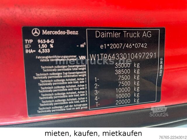 Betonmischer LKW MERCEDES-BENZ 3540B 8x4 Putzmeister 10cbm/big axle