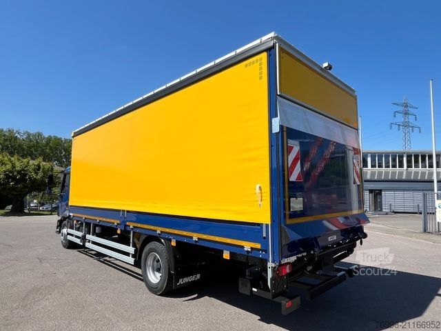 Camión plataforma con toldo VOLVO FL 16.280 Junge Schiebeplane