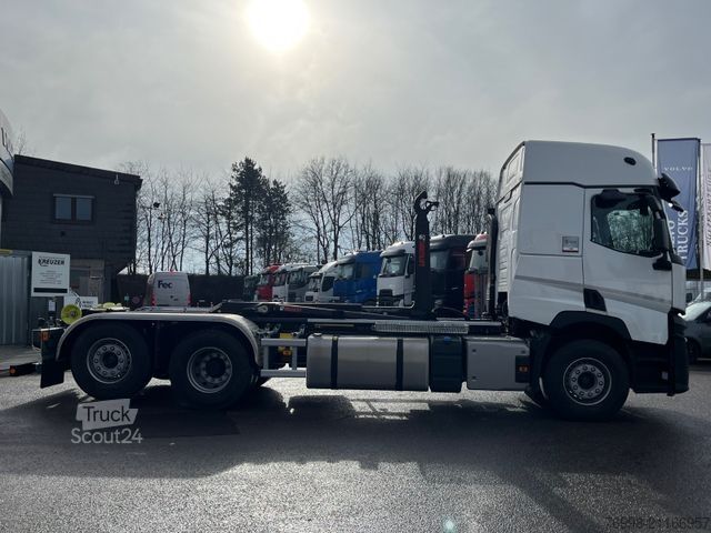 Camión portacontenedores de gancho RENAULT T480 HIAB Abrollkipper