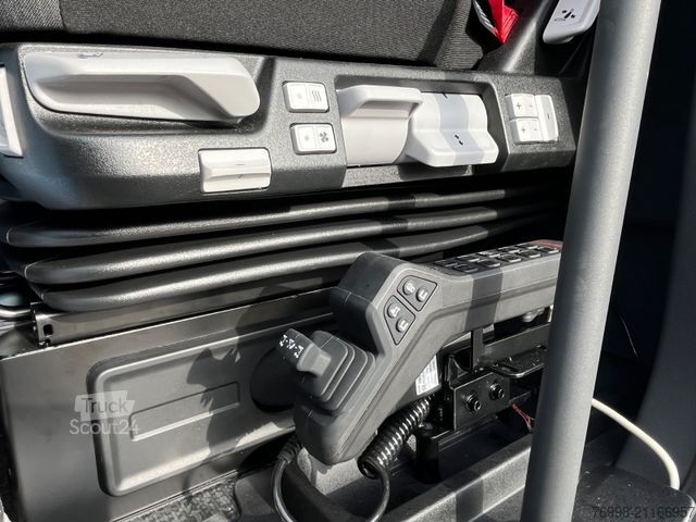 Camión portacontenedores de gancho RENAULT T480 HIAB Abrollkipper