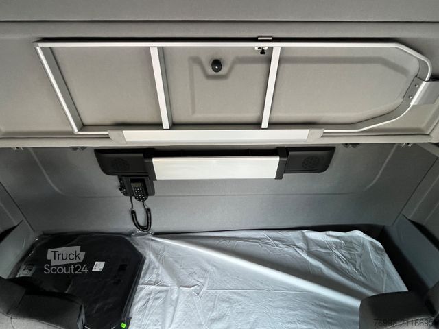 Camión portacontenedores de gancho RENAULT T480 HIAB Abrollkipper