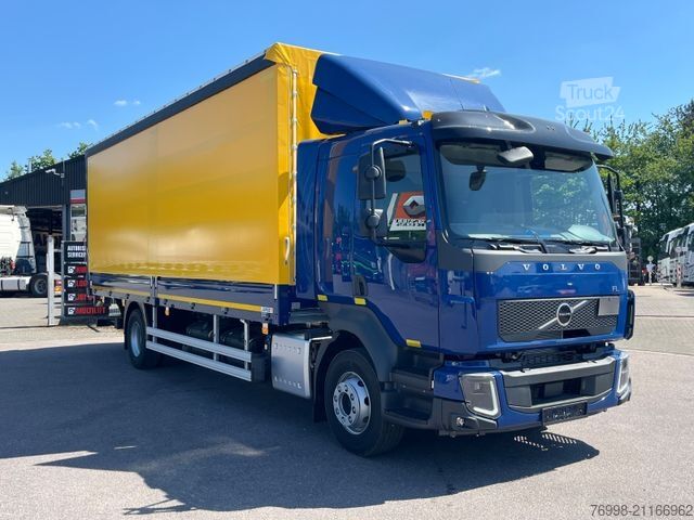 Camión plataforma con toldo VOLVO FL 14.210 Junge Schiebeplane