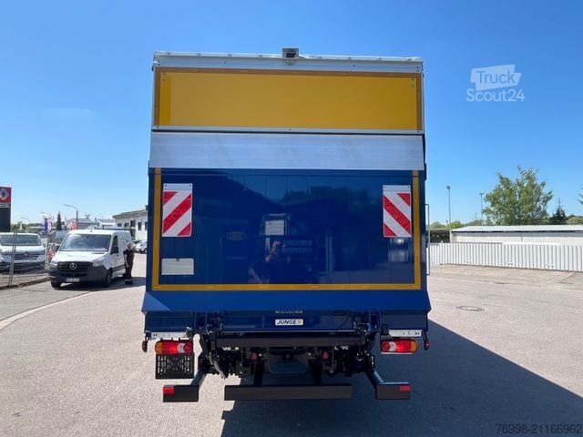 Camión plataforma con toldo VOLVO FL 14.210 Junge Schiebeplane