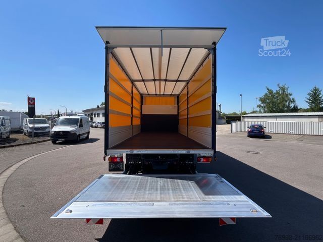 Camión plataforma con toldo VOLVO FL 14.210 Junge Schiebeplane