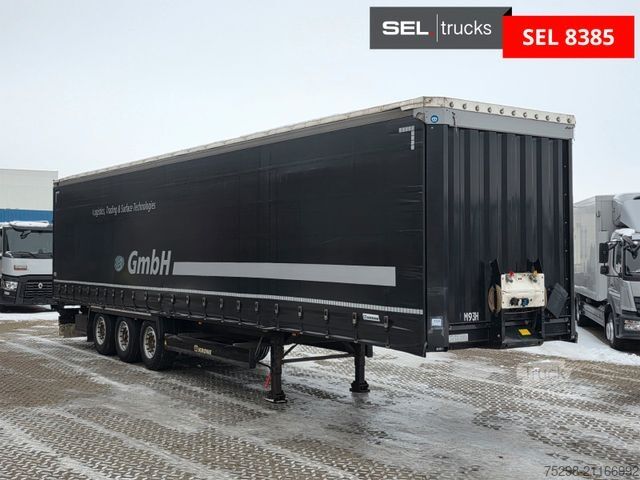 Open oplegger met zeil KRONE SD / Liftachse