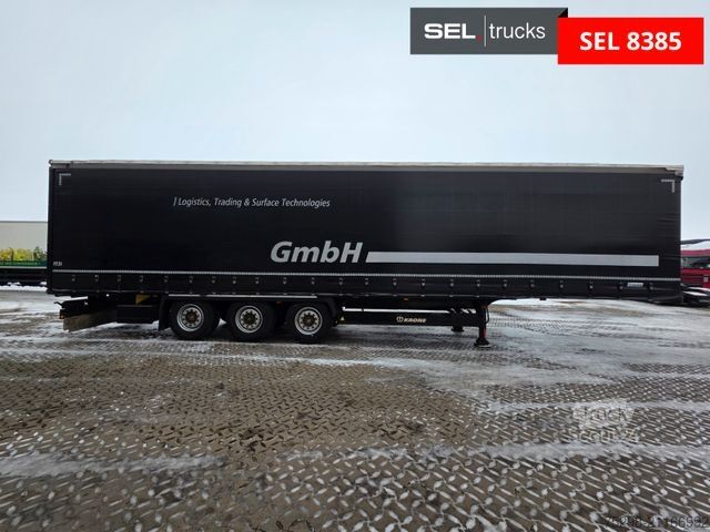 Open oplegger met zeil KRONE SD / Liftachse