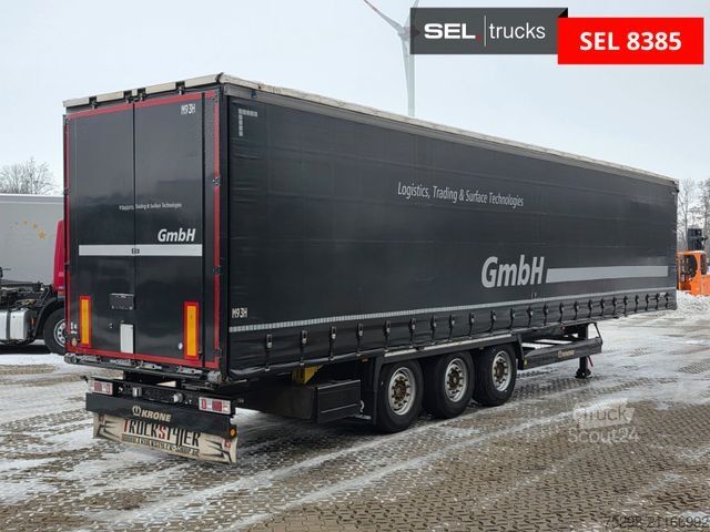 Open oplegger met zeil KRONE SD / Liftachse