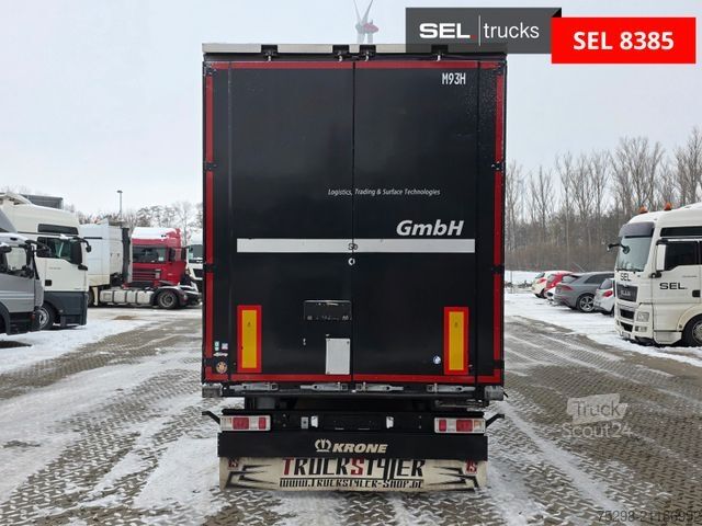 Open oplegger met zeil KRONE SD / Liftachse