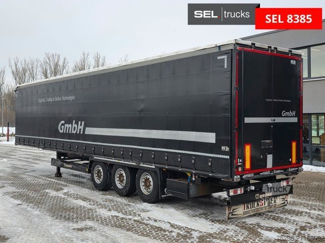 Open oplegger met zeil KRONE SD / Liftachse