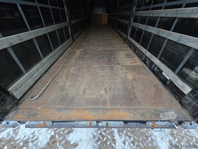 Open oplegger met zeil KRONE SD / Liftachse