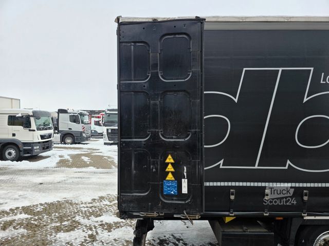 Open oplegger met zeil KRONE SD / Liftachse