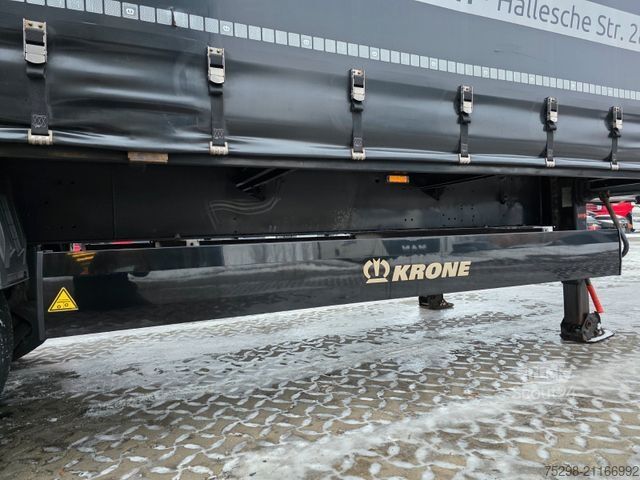 Open oplegger met zeil KRONE SD / Liftachse