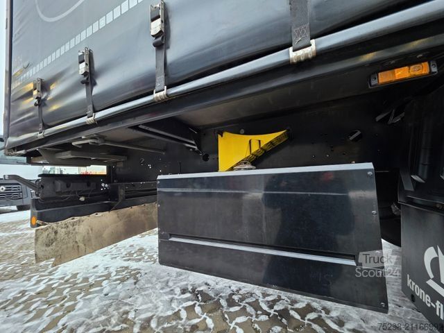 Open oplegger met zeil KRONE SD / Liftachse