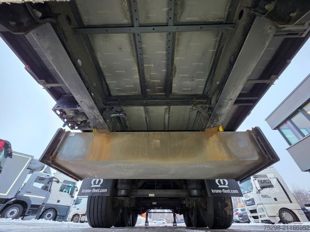 Open oplegger met zeil KRONE SD / Liftachse