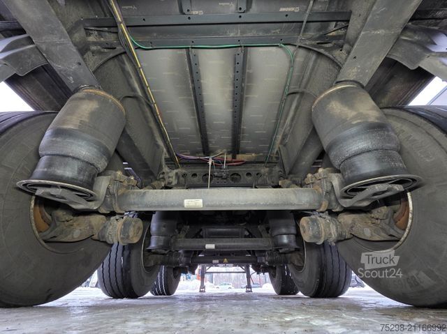 Open oplegger met zeil KRONE SD / Liftachse