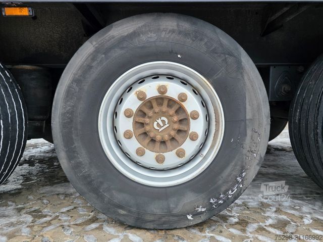 Open oplegger met zeil KRONE SD / Liftachse