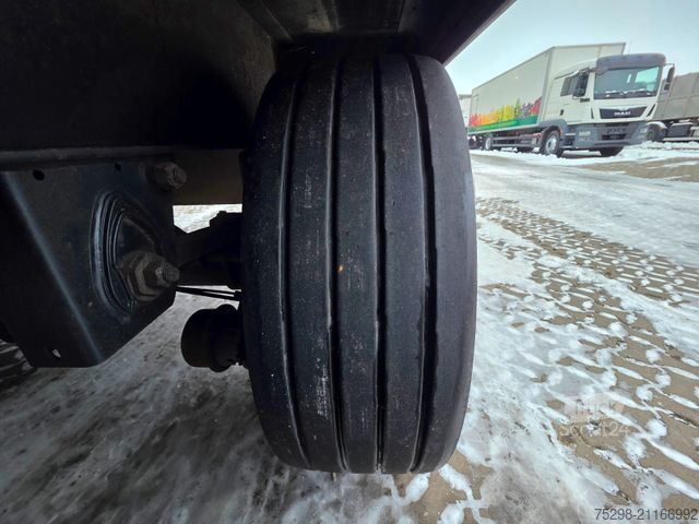 Open oplegger met zeil KRONE SD / Liftachse