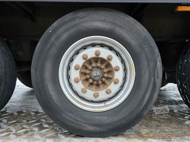 Open oplegger met zeil KRONE SD / Liftachse