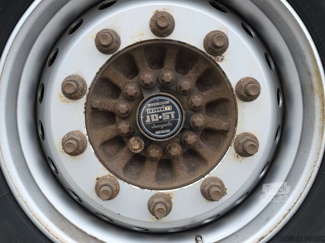 Open oplegger met zeil KRONE SD / Liftachse