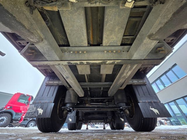 Semirremolque abierto con toldo SCHMITZ CARGOBULL SCS 24/L - 13.62 EB / Liftachse / Palettenkasten