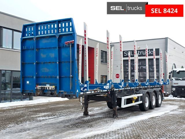 Semirremolque de troncos DOLL H3S-12 / 2 Liftachsen / Alu-Felgen