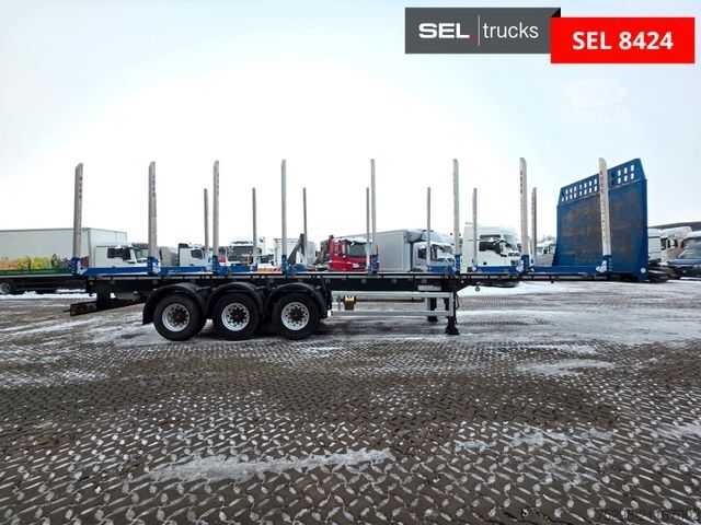 Semirremolque de troncos DOLL H3S-12 / 2 Liftachsen / Alu-Felgen