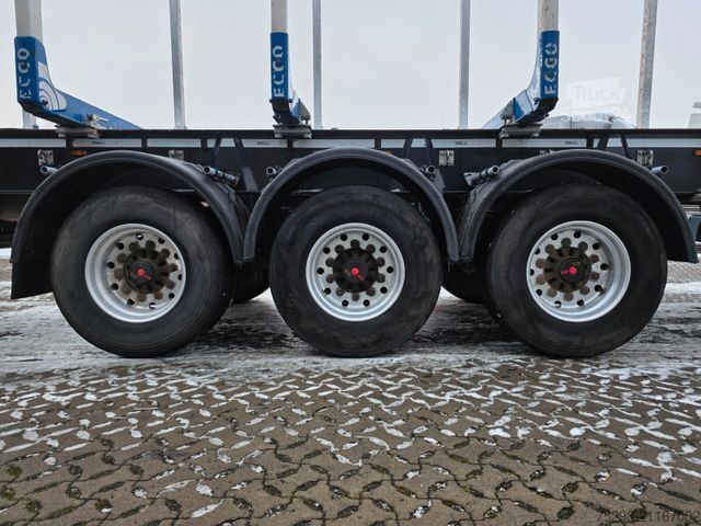 Semirremolque de troncos DOLL H3S-12 / 2 Liftachsen / Alu-Felgen