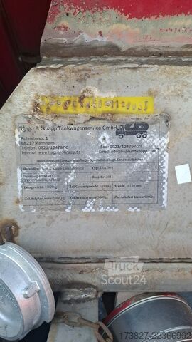 Puspiekabes cisterna Haage und Knapp Tanksattel Chemie 3 Kammer, 30.000 l ADR