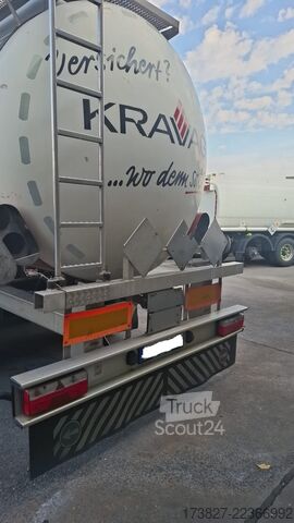 Puspiekabes cisterna Haage und Knapp Tanksattel Chemie 3 Kammer, 30.000 l ADR