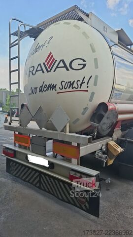 Puspiekabes cisterna Haage und Knapp Tanksattel Chemie 3 Kammer, 30.000 l ADR