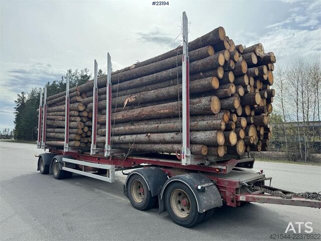 Lumber transporter Närko 4-axle Timber Trailer