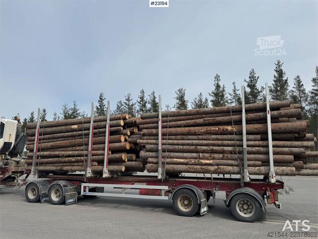 Lumber transporter Närko 4-axle Timber Trailer