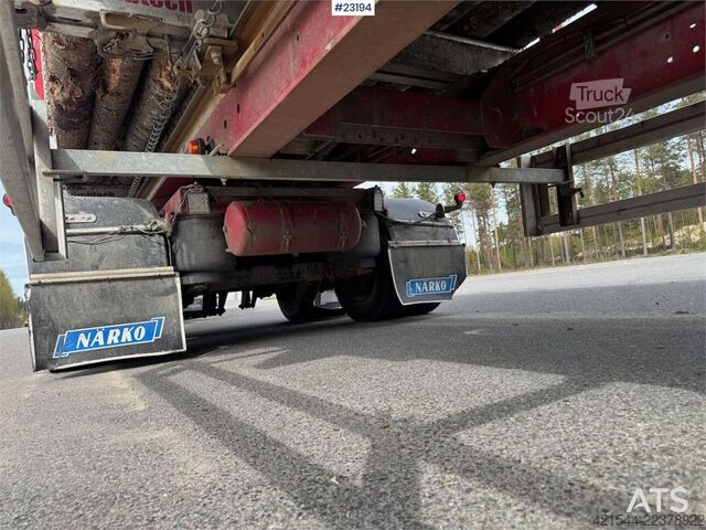 Lumber transporter Närko 4-axle Timber Trailer