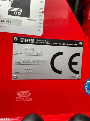 Standard-SZM Volvo FH 540 Effer 145 Tonmeter laadkraan + Fly-Jib! ...