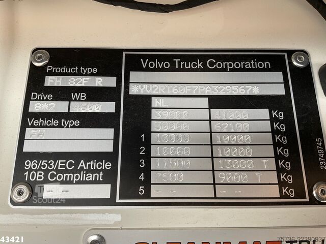 Standard-SZM Volvo FH 540 Effer 145 Tonmeter laadkraan + Fly-Jib! ...
