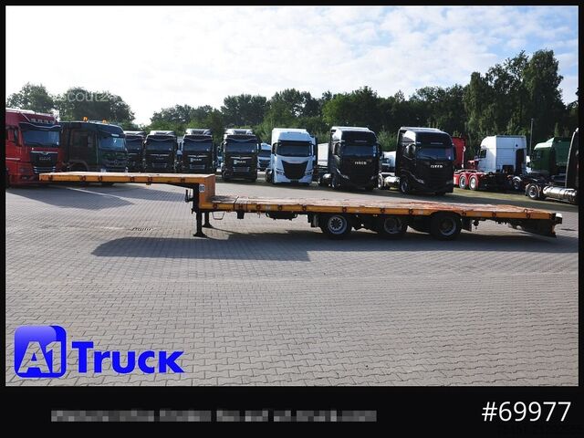 Низкорамный полуприцеп GOLDHOFER STN-3L-37, Tele Tieflader, Lenkachse,