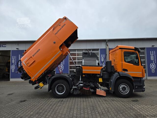 Cestna čistilnica Mercedes-Benz ACTROS 1830 4x2 EURO6 ZAMIATARKA BUCHER OPTIFAN...